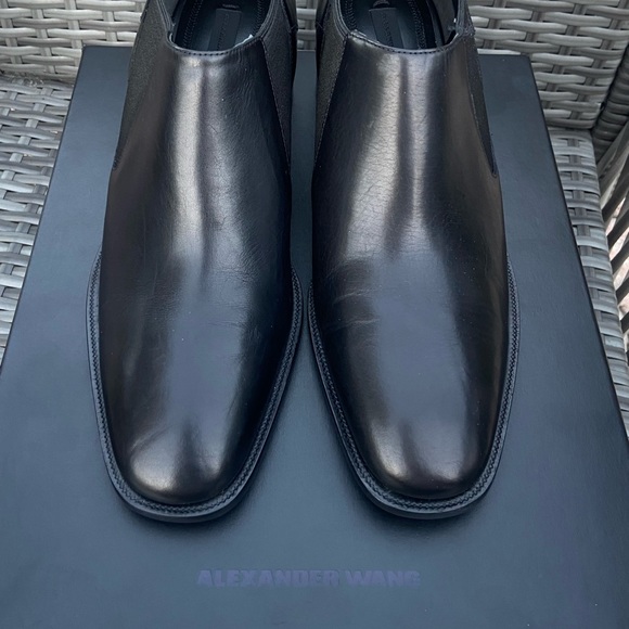 Alexander Wang Black Floating Heel Jae Boots - Picture 8 of 8